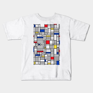 Map Lines Mond Kids T-Shirt